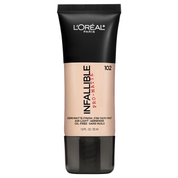 L'OREAL PARIS 巴黎欧莱雅 恒放溢彩持色哑光粉底液 #102 35ml+赠（同款粉底小样 5ml*2） 图1