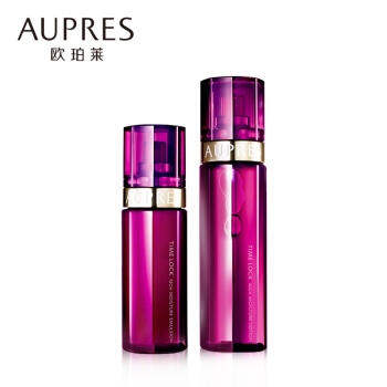 AUPRES 欧珀莱 时光锁 时光锁水乳两件套（水170ml+乳130ml）赠时光锁胶原中样3件套 图2