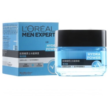 L'OREAL PARIS 巴黎欧莱雅 男士水能保湿强润霜 50ml *3件 图1