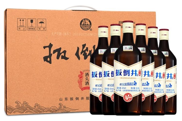扳倒井 52度 浓香型 蓝花坛白酒 480ml*6瓶 图1