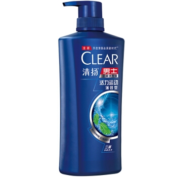 京东PLUS会员： CLEAR 清扬 男士去屑洗发水 500g*2+205g*2 +赠旅行装100g*2 *2件 图3