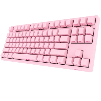 Akko 艾酷 Ducky 3087 机械键盘 粉色（Cherry红轴、PBT） 图4