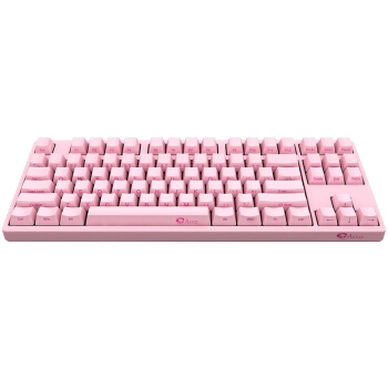 Akko 艾酷 Ducky 3087 机械键盘 粉色（Cherry红轴、PBT） 图2