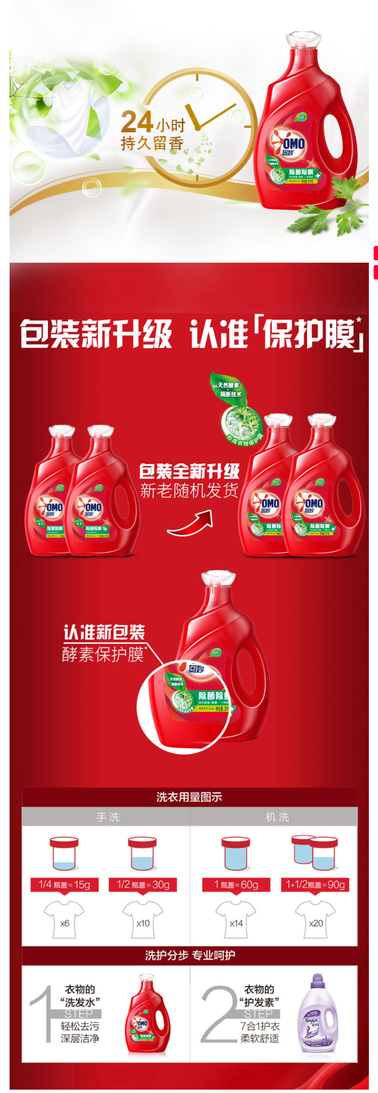 天猫超市奥妙 全自动洗衣液 12斤 图4