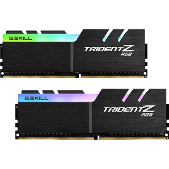 24日0点： G.SKILL 芝奇 幻光戟RGB DDR4 3200频率 台式机内存条 16GB套条（8GB*2） 图1