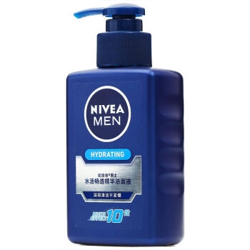 NIVEA 妮维雅 男士水活畅透精华洁面液 150ml*2支装 *5件 图4