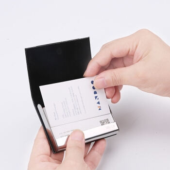 凑单品： M&G 晨光 ASC99387 商务名片盒 黑色 单个装 *9件 图5