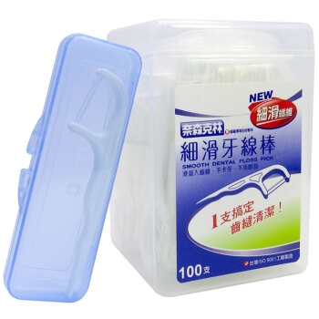 京东PLUS会员： 奈森克林 细滑牙线 100支 *12件 图1