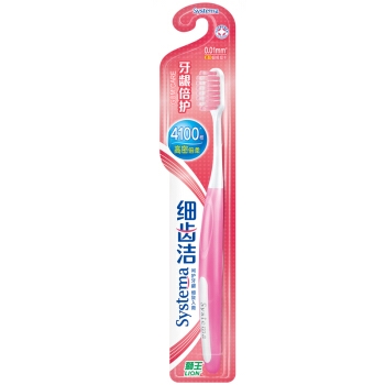 京东PLUS会员： LION 狮王 细齿洁牙龈倍护牙刷 *2件 图3