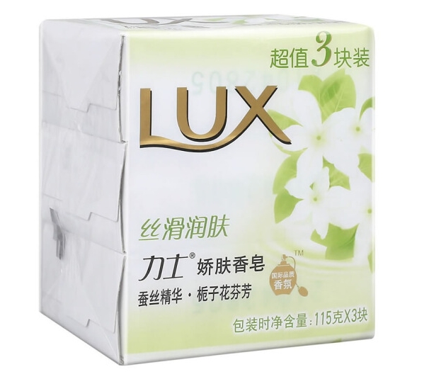 京东PLUS会员： LUX 力士 娇肤香皂 丝滑润肤115g*3 *2件 图3