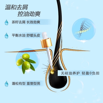 SEEYOUNG 滋源 茶籽劲爽控油去屑洗头水 535ml +凑单品 图5