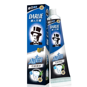 DARLIE 黑人 超白竹炭深洁牙膏 120g *14件 图1
