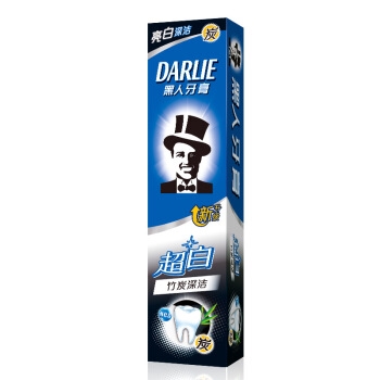 DARLIE 黑人 超白竹炭深洁牙膏 120g *14件 图2