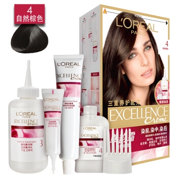 L‘OREAL PARIS 巴黎欧莱雅 卓韵霜护发染发霜 自然棕色 *3件 图5