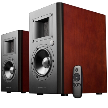 3日0点： EDIFIER 漫步者 AIRPULSE A200 立体声有源书架音箱 图1