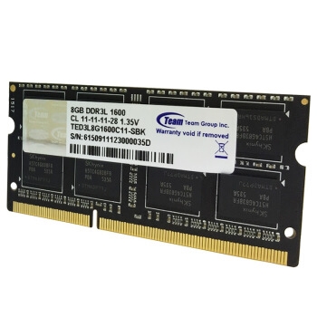 Team 十铨 DDR3L 1600MHz 笔记本内存 8GB 图3