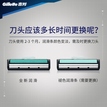 Gillette 吉列 威锋 手动剃须刀 1刀架+3刀头 图2