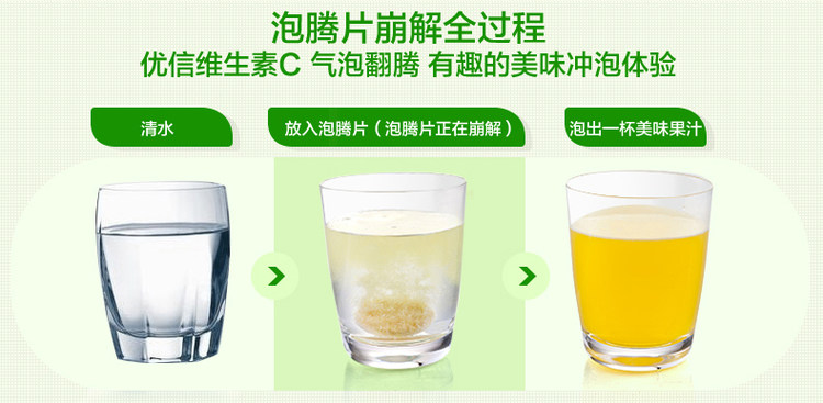 优信维 生素C泡腾片 20片 图2