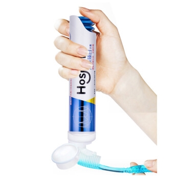 京东PLUS会员： Hosjam 皓齿健 清焱臻白压泵式牙膏 冬青薄荷 100g *13件 图5