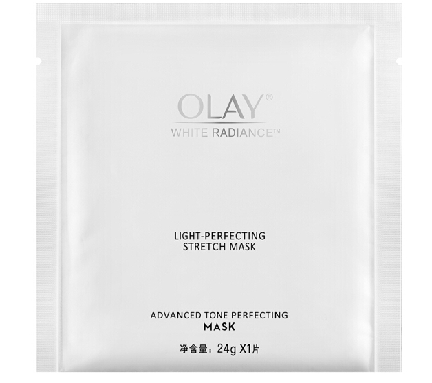 OLAY 玉兰油 水感透白光塑钻纹 小白瓶面膜 22片 *4件 图2