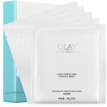 OLAY 玉兰油 水感透白光塑钻纹 小白瓶面膜 22片 *4件 图4