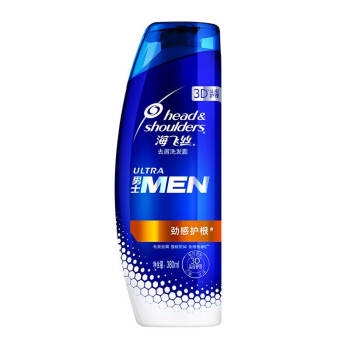 限地区： Head & Shoulders 海飞丝 劲感强根 男士去屑洗发水 380ml *3件 图2