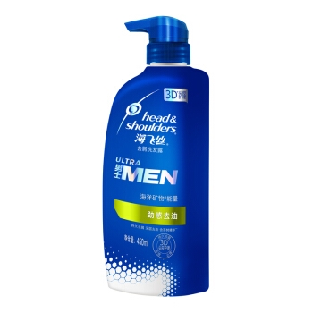Head & Shoulders 海飞丝 劲感去油男士洗发水 450ml *5件 图3