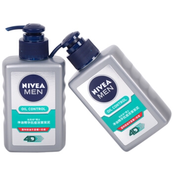 NIVEA 妮维雅 男士净油精华抗痘洗面奶 150ml*2 *3件 图2