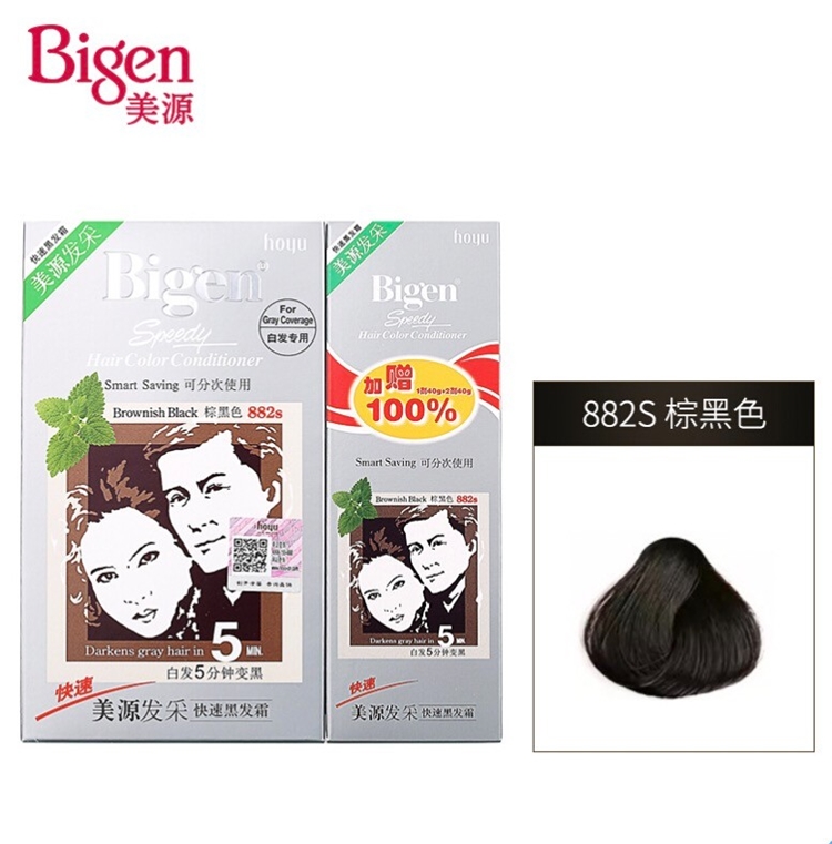 Bigen 美源 发采快速黑发霜 160g *4件 图2