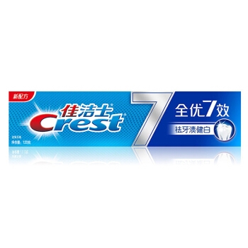 Crest 佳洁士 全优7效 祛牙渍健白 牙膏 120g *7件 图5