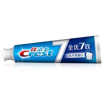 Crest 佳洁士 全优7效 祛牙渍健白 牙膏 120g *7件 图2
