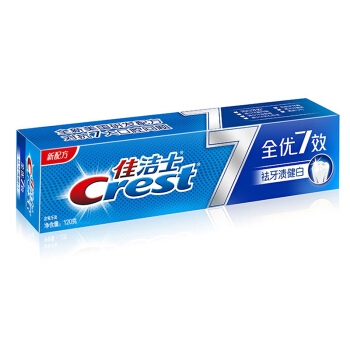 Crest 佳洁士 全优7效 祛牙渍健白 牙膏 120g *7件 图4
