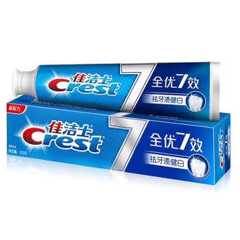 Crest 佳洁士 全优7效 祛牙渍健白 牙膏 120g *7件 图1