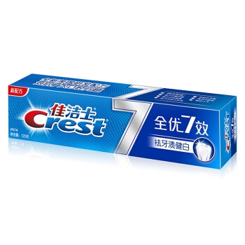 Crest 佳洁士 全优7效 祛牙渍健白 牙膏 120g *7件 图3