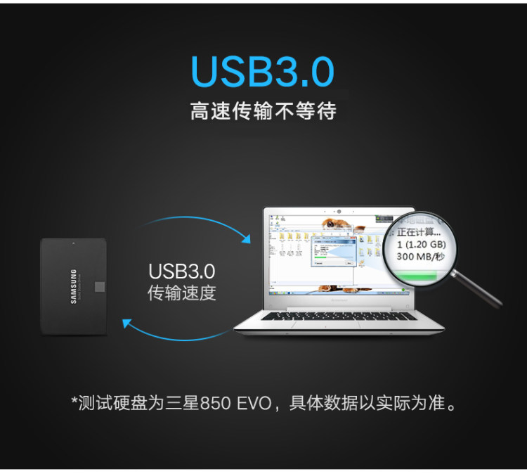 绿联 USB3.0移动硬盘盒 图8