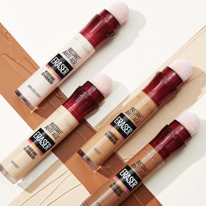 MAYBELLINE 美宝莲 橡皮擦 遮瑕膏 6.8ml +赠粉底液 5ml *3件 图1