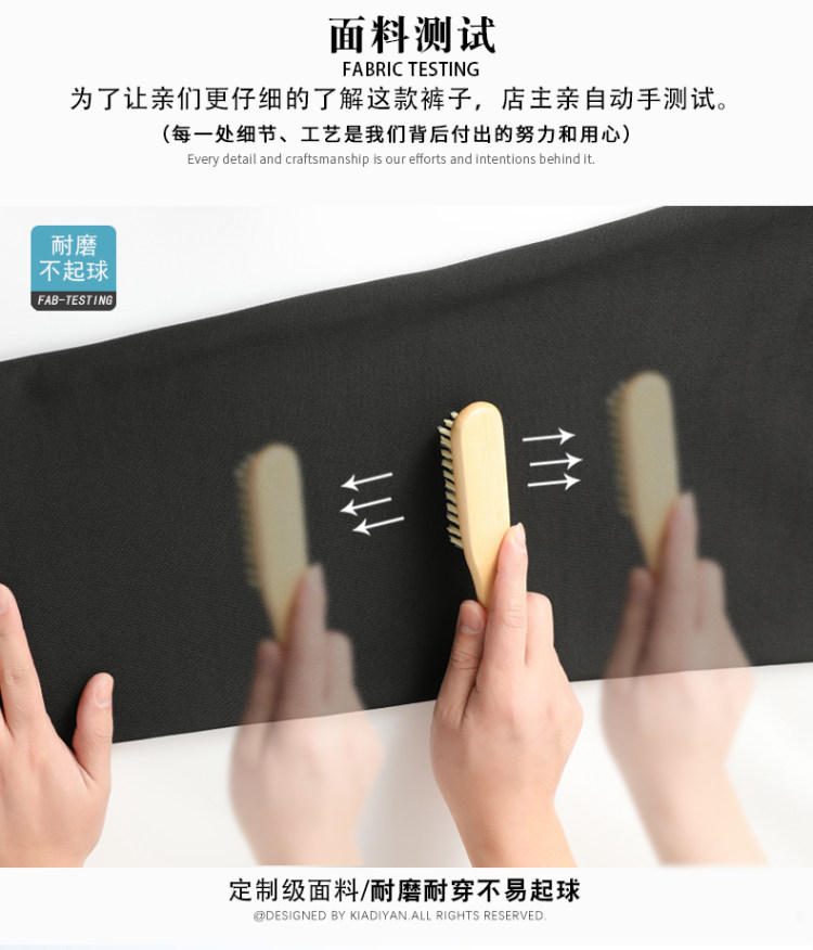 密森缇 宽松仿鹿皮绒五分短裤 图5
