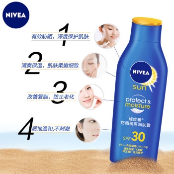 NIVEA 妮维雅 防晒隔离润肤露 75ml *6件 图4