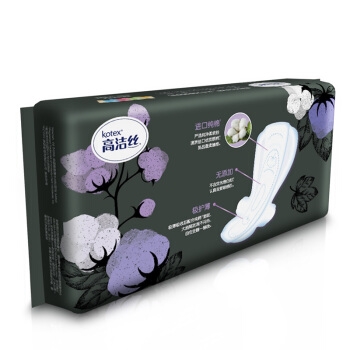 kotex 高洁丝 臻选系列 极薄纯棉卫生巾 420mm 3片装 *14件 图4