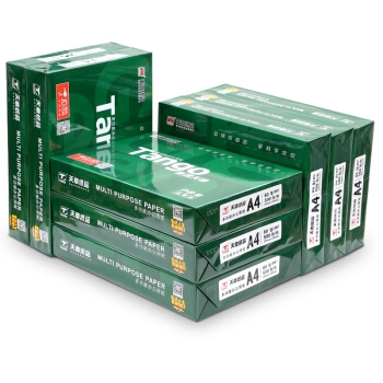 京东PLUS会员： TANGO 天章 新绿天章 A4复印纸 80g 500张/包 8包/箱 图3
