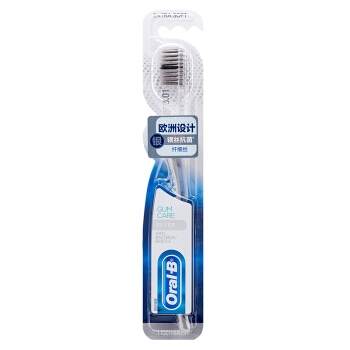 Oral-B 欧乐-B 专业护龈银丝抗菌超细软毛牙刷 *10件 图1