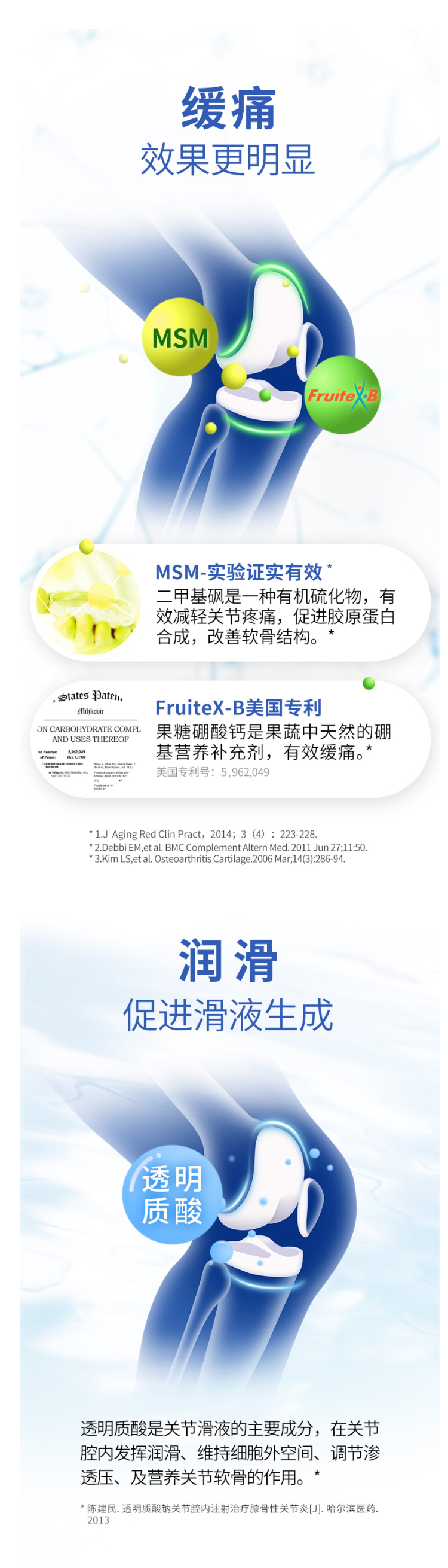 美产 维骨力 Move Free氨基葡萄糖软骨素 MSM加强版蓝瓶 80粒 图8