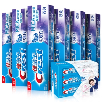 Crest 佳洁士 3D炫白 双效牙膏 180g*六支装 *2件 图3