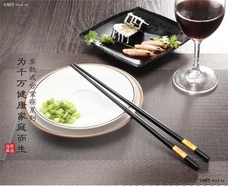 小编买过 宜马 韩国和日本酒店选用的合金筷子 10双 图2