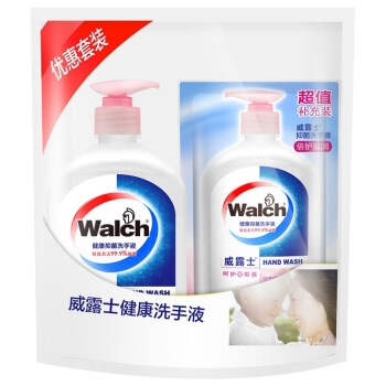 Walch 威露士 健康抑菌洗手液 525ml（赠同款袋装 250ml） 图1
