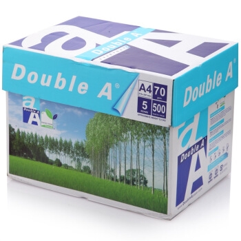 Double A 70g A4 复印纸500张/包 5包/箱（2500张） 图2