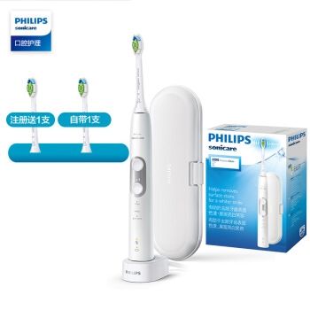 京东PLUS会员： PHILIPS 飞利浦 HX6897/22 电动牙刷 白色 +凑单品 图2