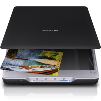 4日0点： EPSON 爱普生 V19 超值型 照片与文档扫描仪 图3