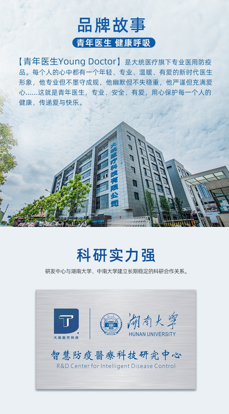 青年医生 一次性医用口罩 50片 图9