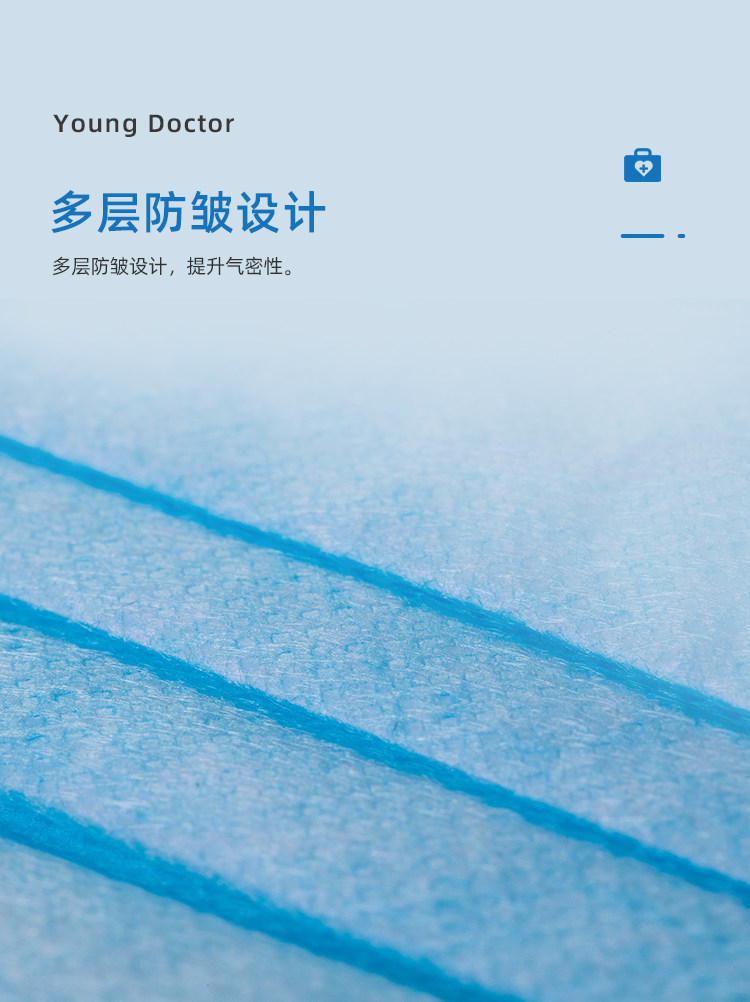 青年医生 一次性医用口罩 50片 图7